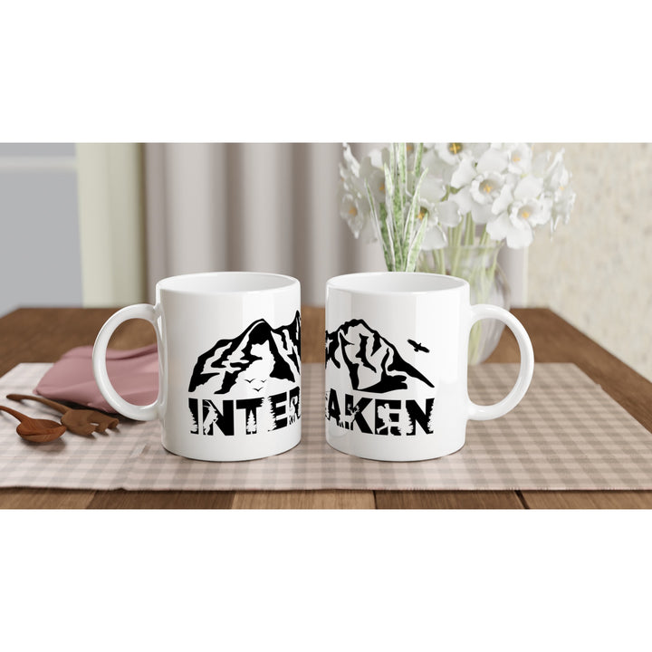 INTERLAKEN | White 11oz Ceramic Mug