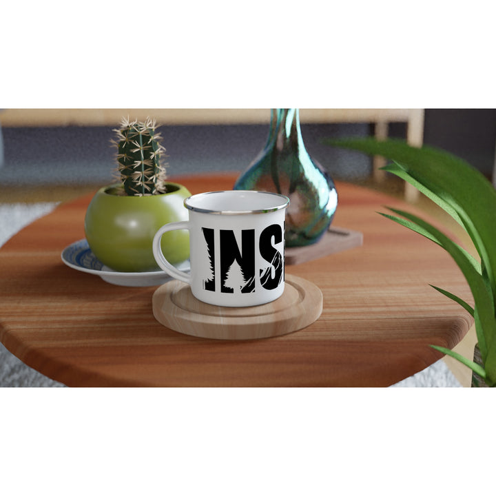 INSPIRE | White 350ml Enamel Mug
