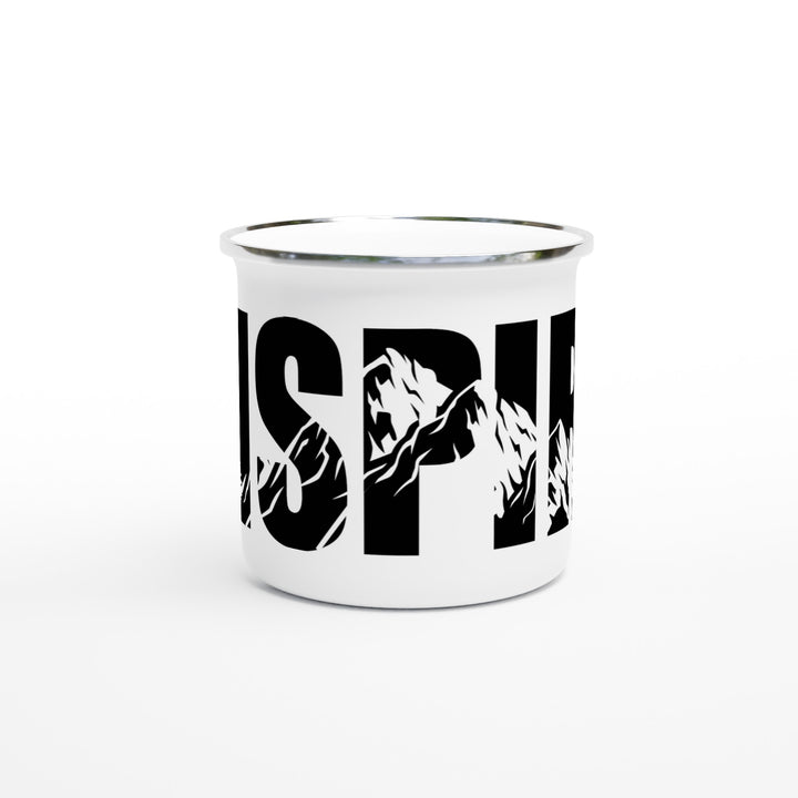 INSPIRE | White 350ml Enamel Mug