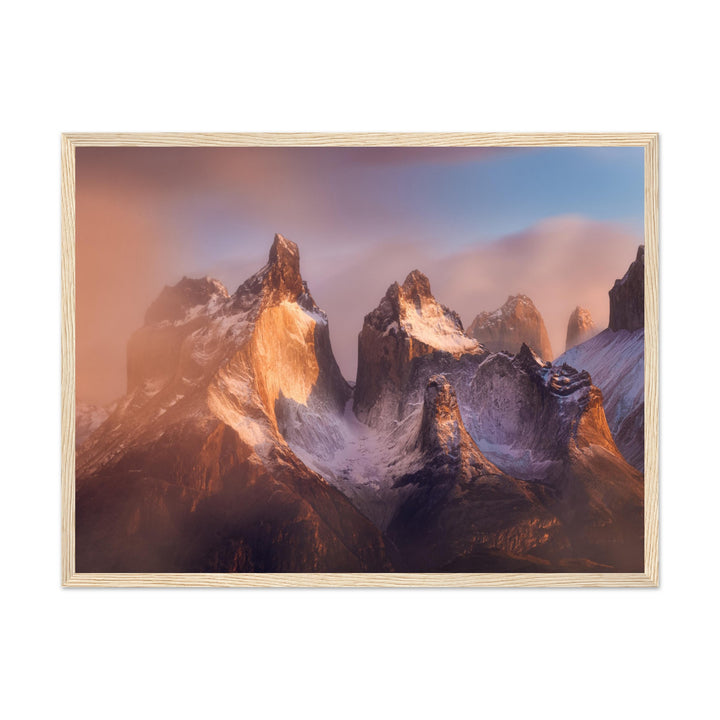 SOUTHERN BREATH | Chilean Patagonia - Wooden Framed Poster