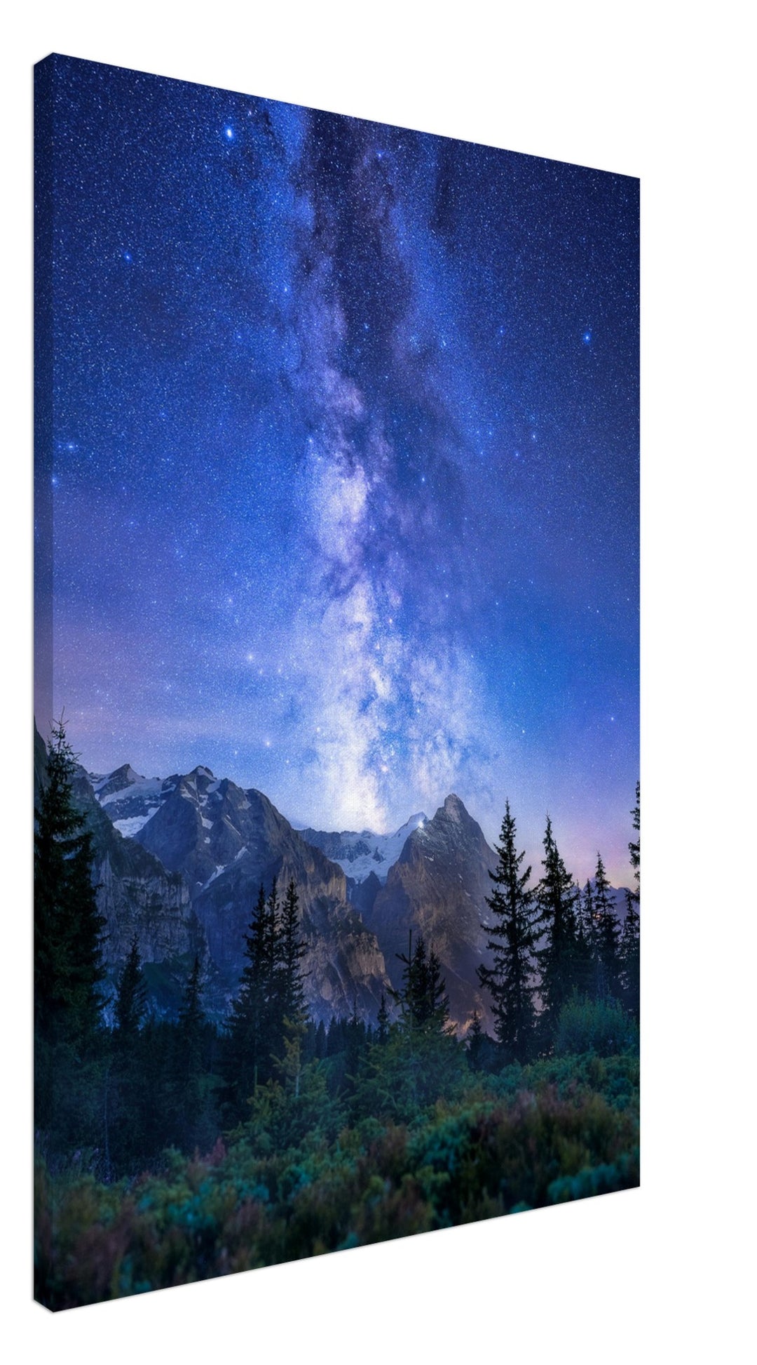 SAFE | Milky Way & Eiger Mountain - Canvas Print