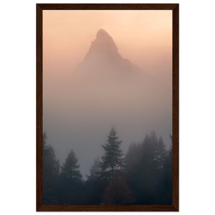 GHOST | Matterhorn - Premium Matte Paper Wooden Framed Poster