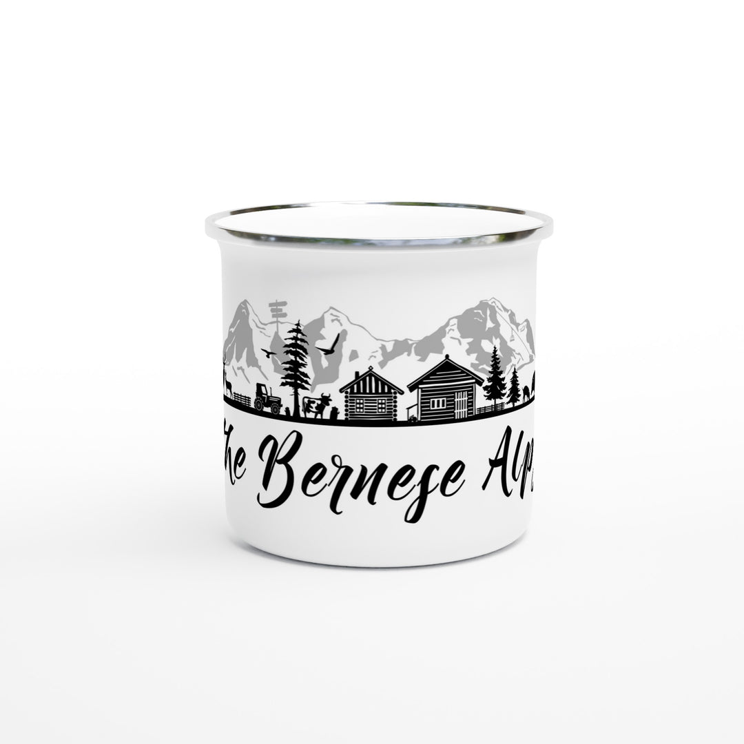 BERNESE ALPS | White 350ml Enamel Mug
