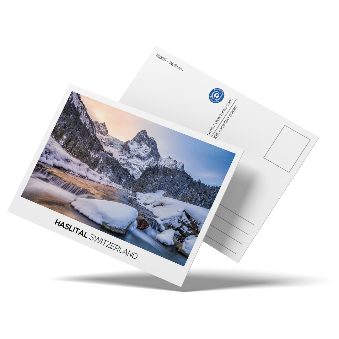 Wellhorn Winter | Postkarte Recyclingpapier