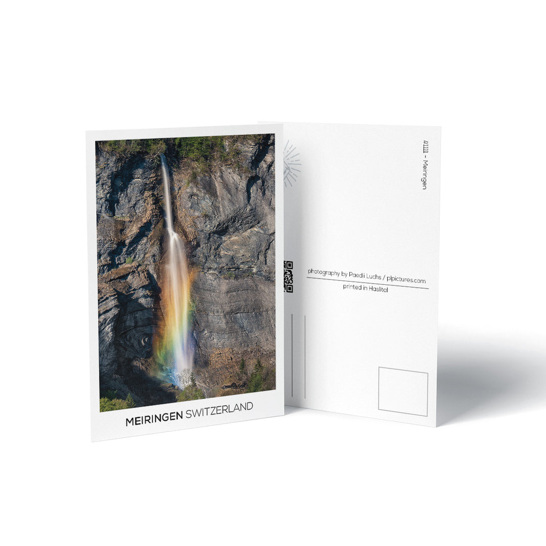 Meiringen Rainbow Waterfall | Postcards - 24 pieces