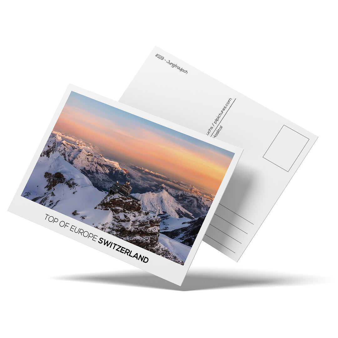 JUNGFRAUJOCH | Postcards - 24 pieces