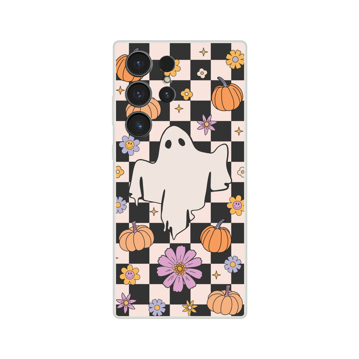 Checker Ghost | Halloween Flexi Hülle iPhone / Samsung