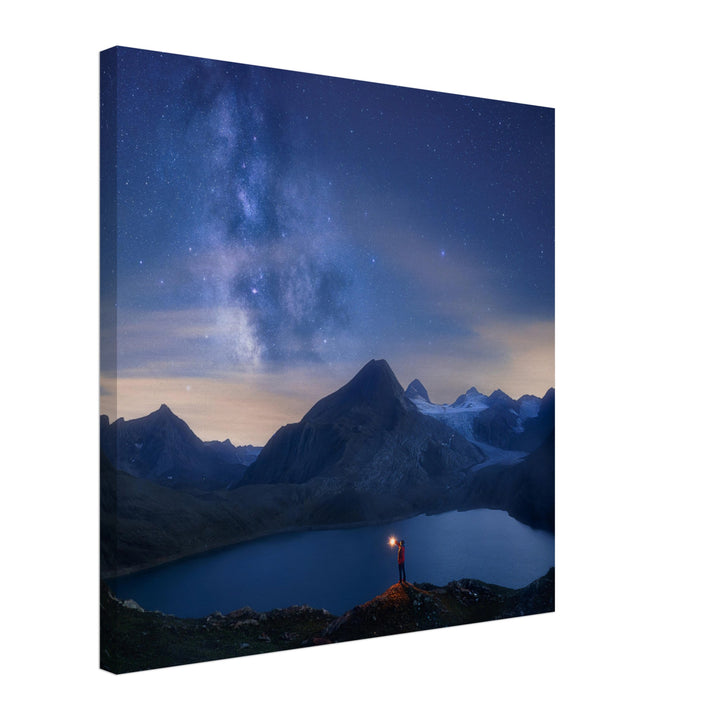 FREED | Milky Way in the Alps - Canvas Print
