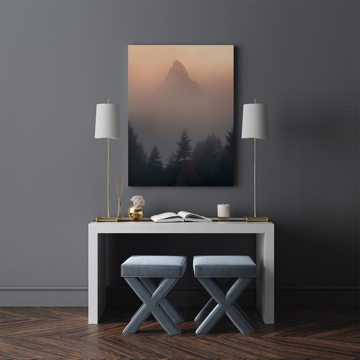 GHOST | Mystisches Matterhorn in Zermatt - Aluminium Dibond, Leinwand, Poster