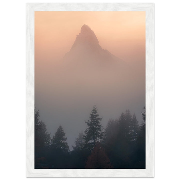 GHOST | Matterhorn - Premium Matte Paper Wooden Framed Poster