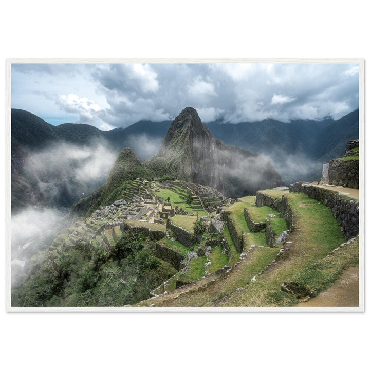 MACHU PICCHU | Historic Sanctuary in Peru - Wooden Framed Poster