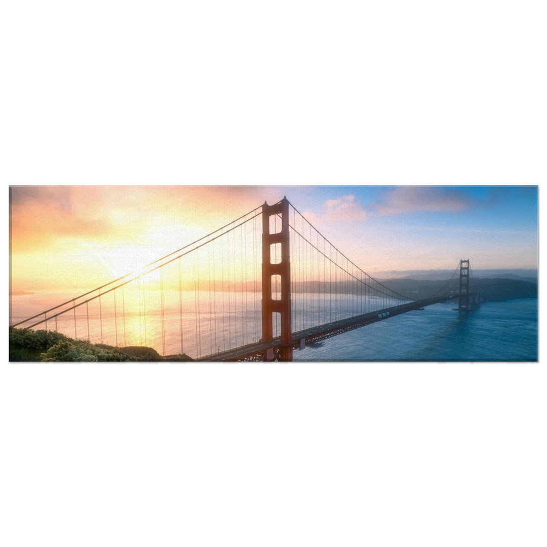 GOLDEN GATE SUNRISE | Sonnenaufgang bei San Francisco - Leinwand