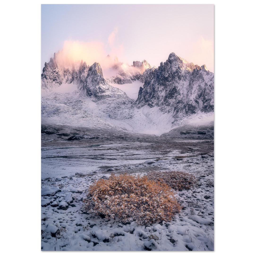OASIS | Mountains in the Bernese Alps - Aluminum Print