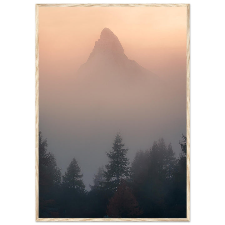 GHOST | Matterhorn - Premium Matte Paper Wooden Framed Poster