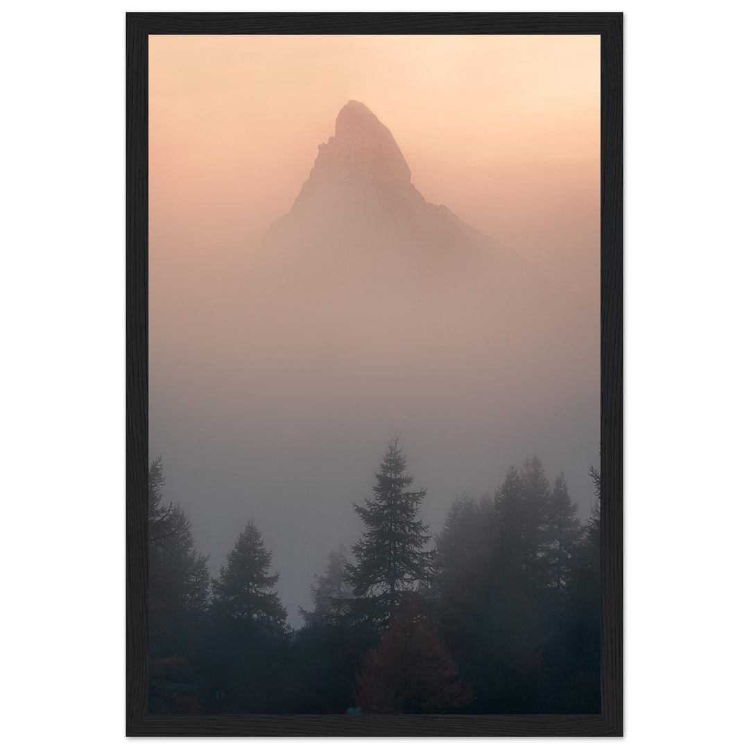 GHOST | Matterhorn - Poster in Holzrahmen