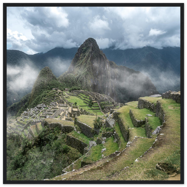 MACHU PICCHU | Historic Sanctuary in Peru - Wooden Framed Poster