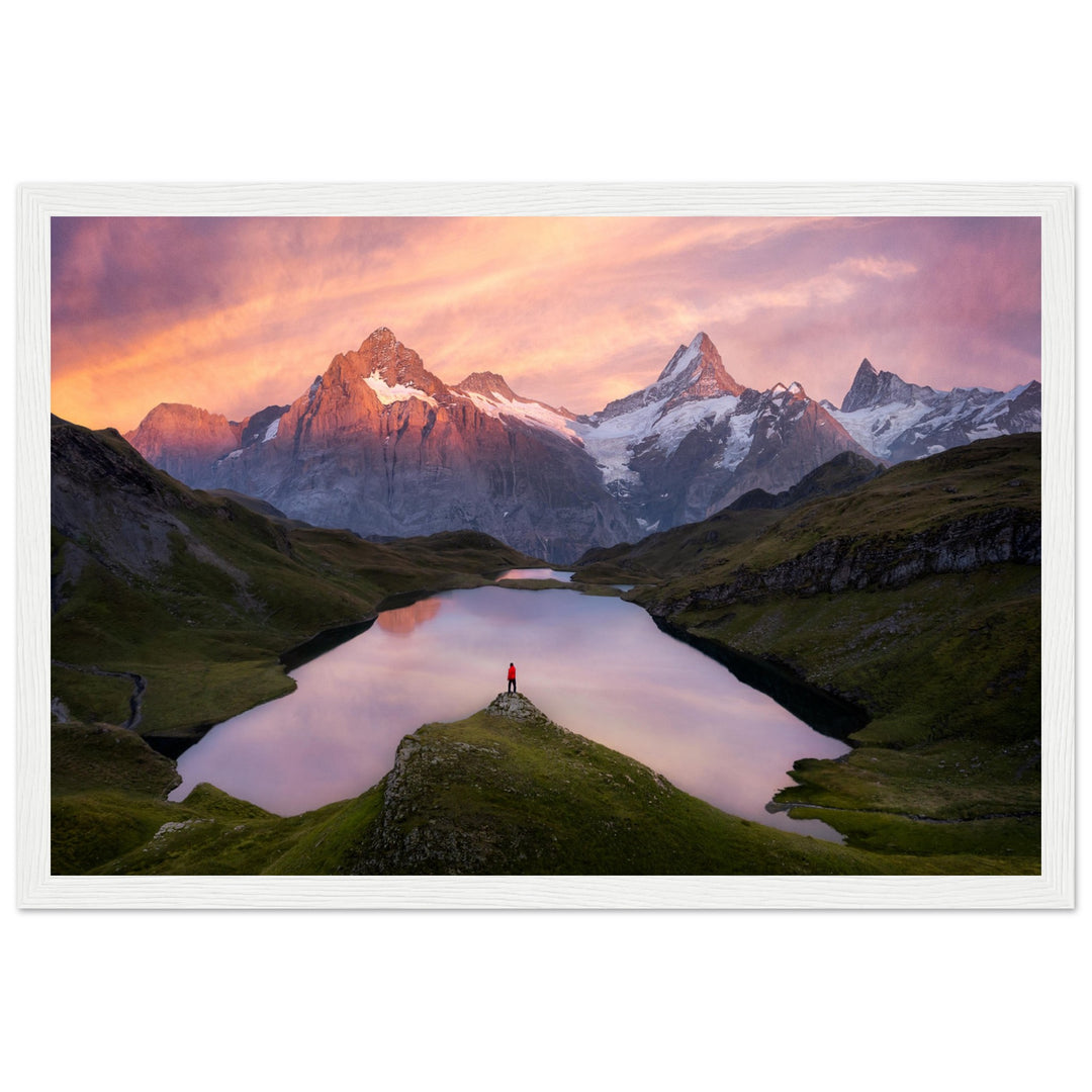 EXILE | Wetterhorn & Schreckhorn - Poster in Holzrahmen