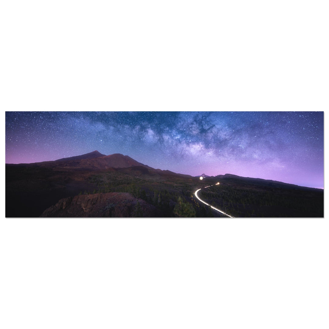 SAMURAI | Milky Way In Teide National Park Tenerife - Aluminum Print