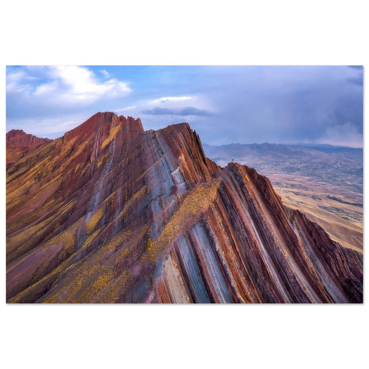 THE LINE UP | Colorful Peruvian Mountain Range - Aluminum Print