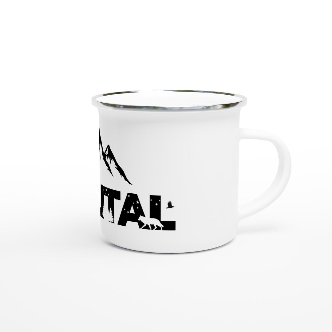 HASLITAL | White 350ml Enamel Mug