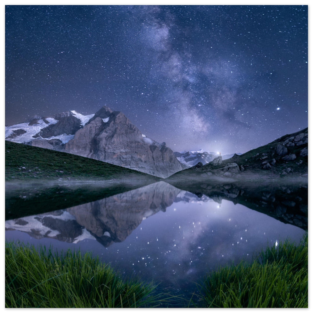AURA | Milky Way And Alpine Lake - Premium Matte Poster