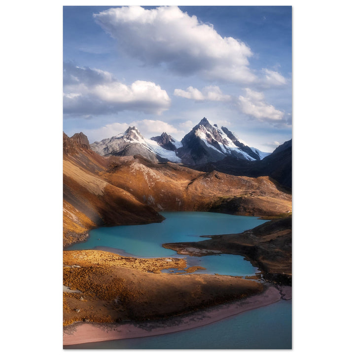 TURQUESA | Peruanische Lagune und Berglandschaft - Aluminium