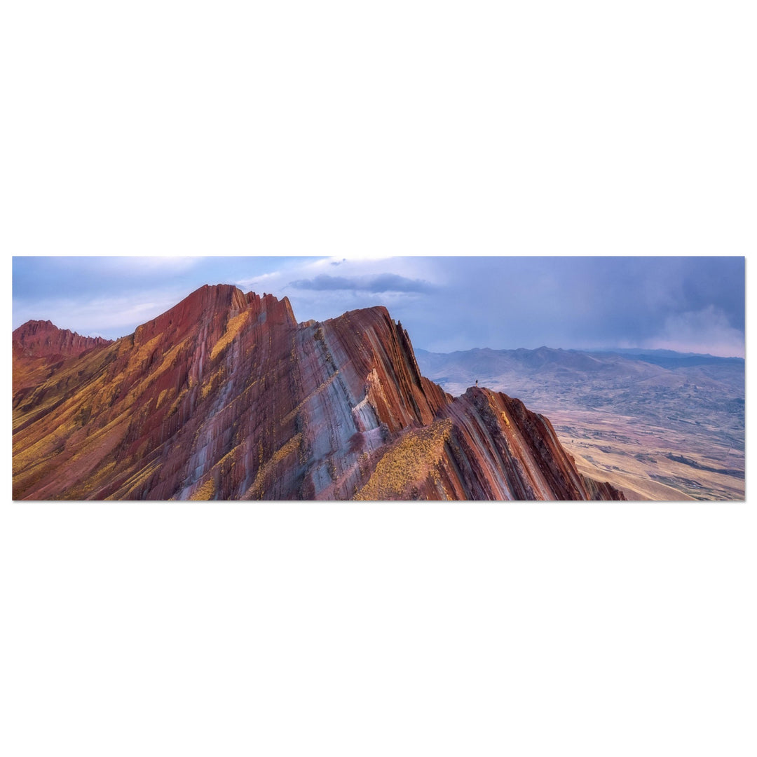 THE LINE UP | Colorful Peruvian Mountain Range - Aluminum Print
