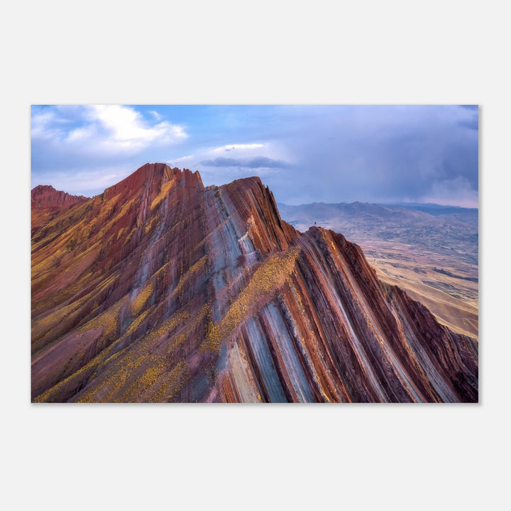 THE LINE UP | Colorful Peruvian Mountain Range - Matte Paper Poster