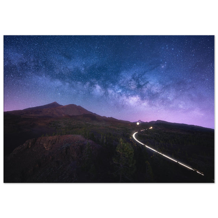 SAMURAI | Milky Way Im Teide Nationalpark In Teneriffa - Leinwand