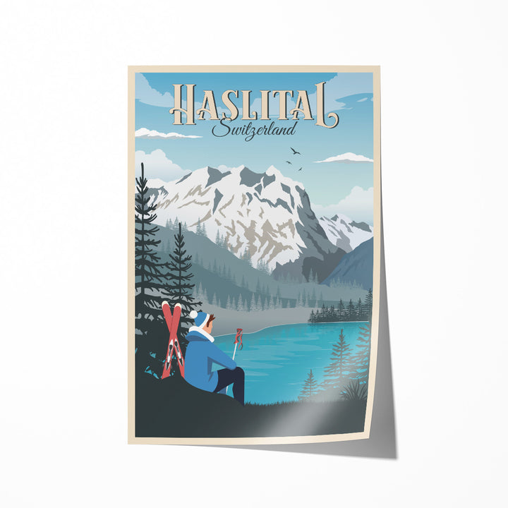 Haslital Vintage Poster Set (2x A3, 2x A4)