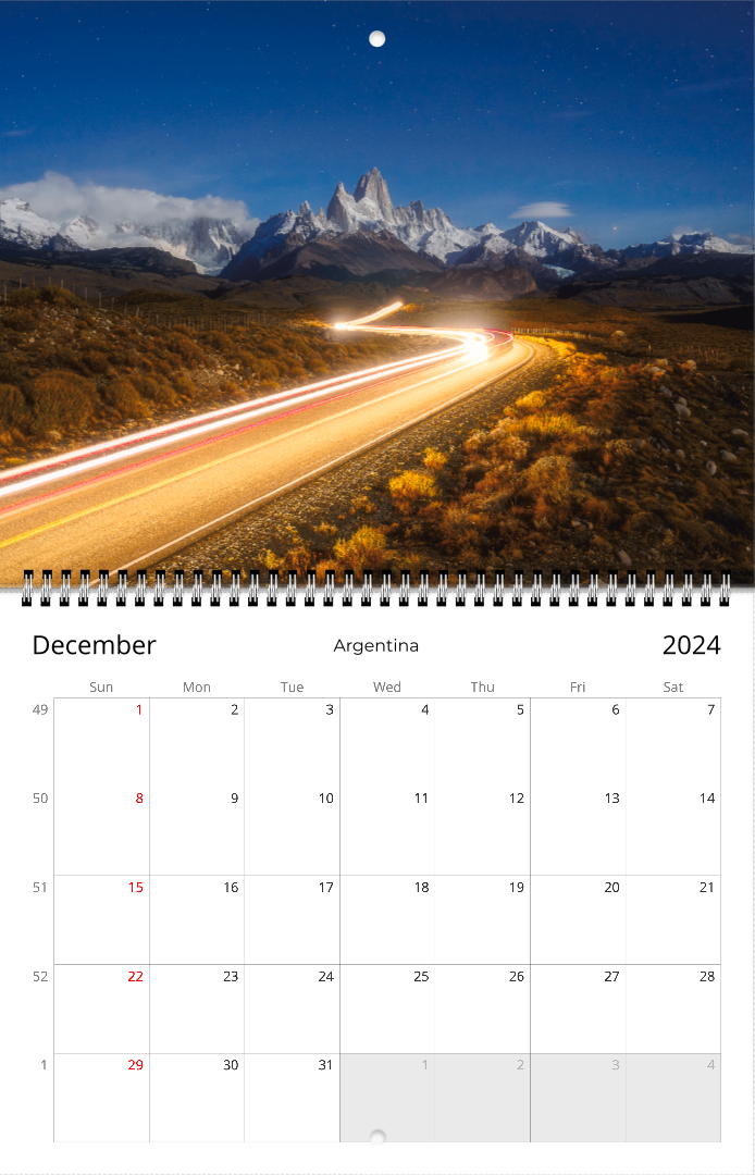 Latin America 2024 - Wall calendar (US & CA)