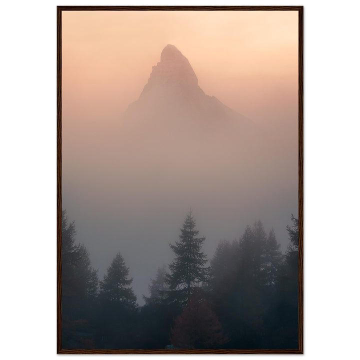 GHOST | Matterhorn - Premium Matte Paper Wooden Framed Poster