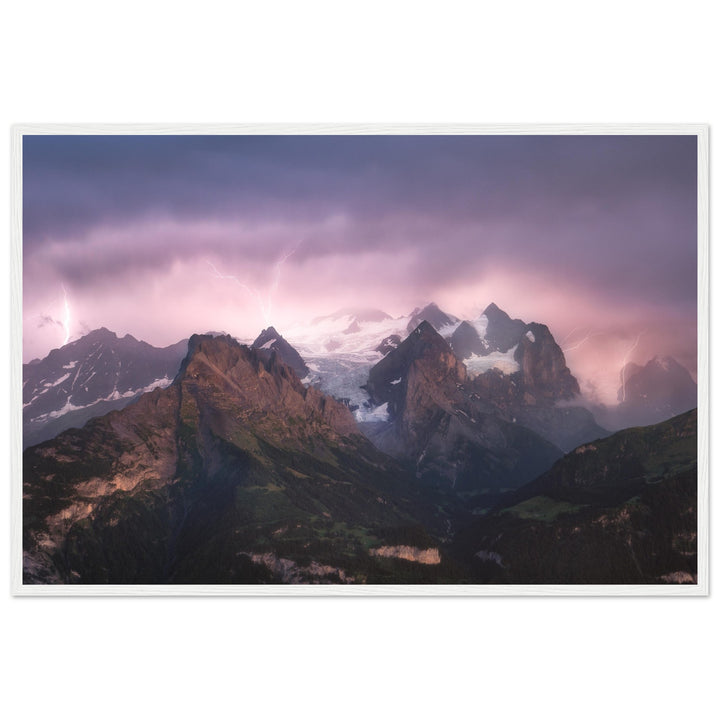 REVELATION | Wetterhorn Group Mountains - Wooden Framed Poster