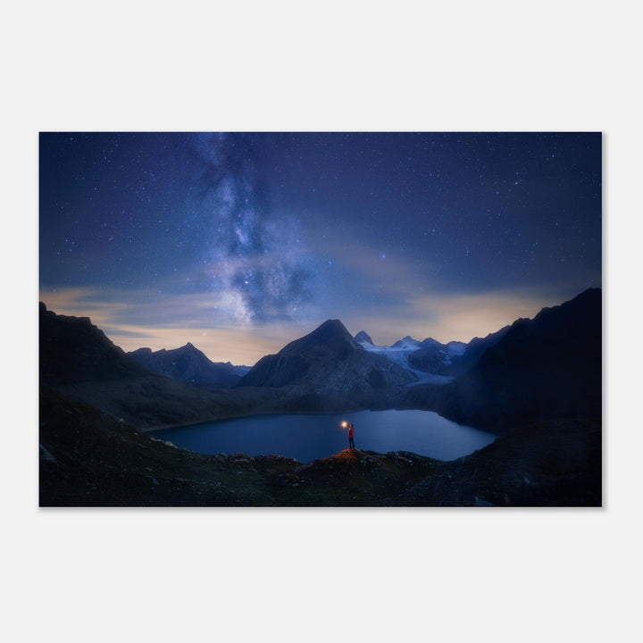 FREED | Milky Way in the Alps - Premium Matte Poster