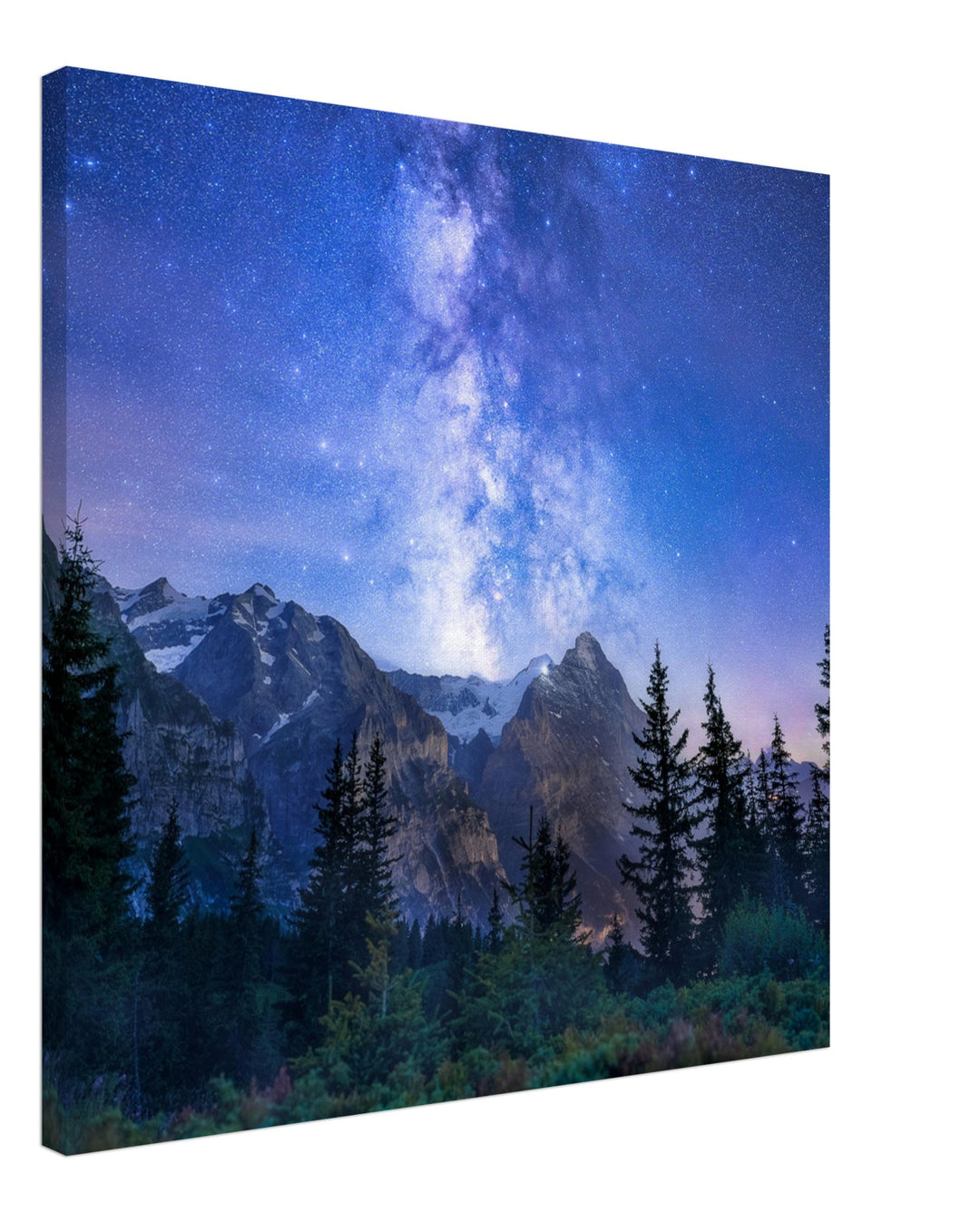 SAFE | Milky Way & Eiger Mountain - Canvas Print