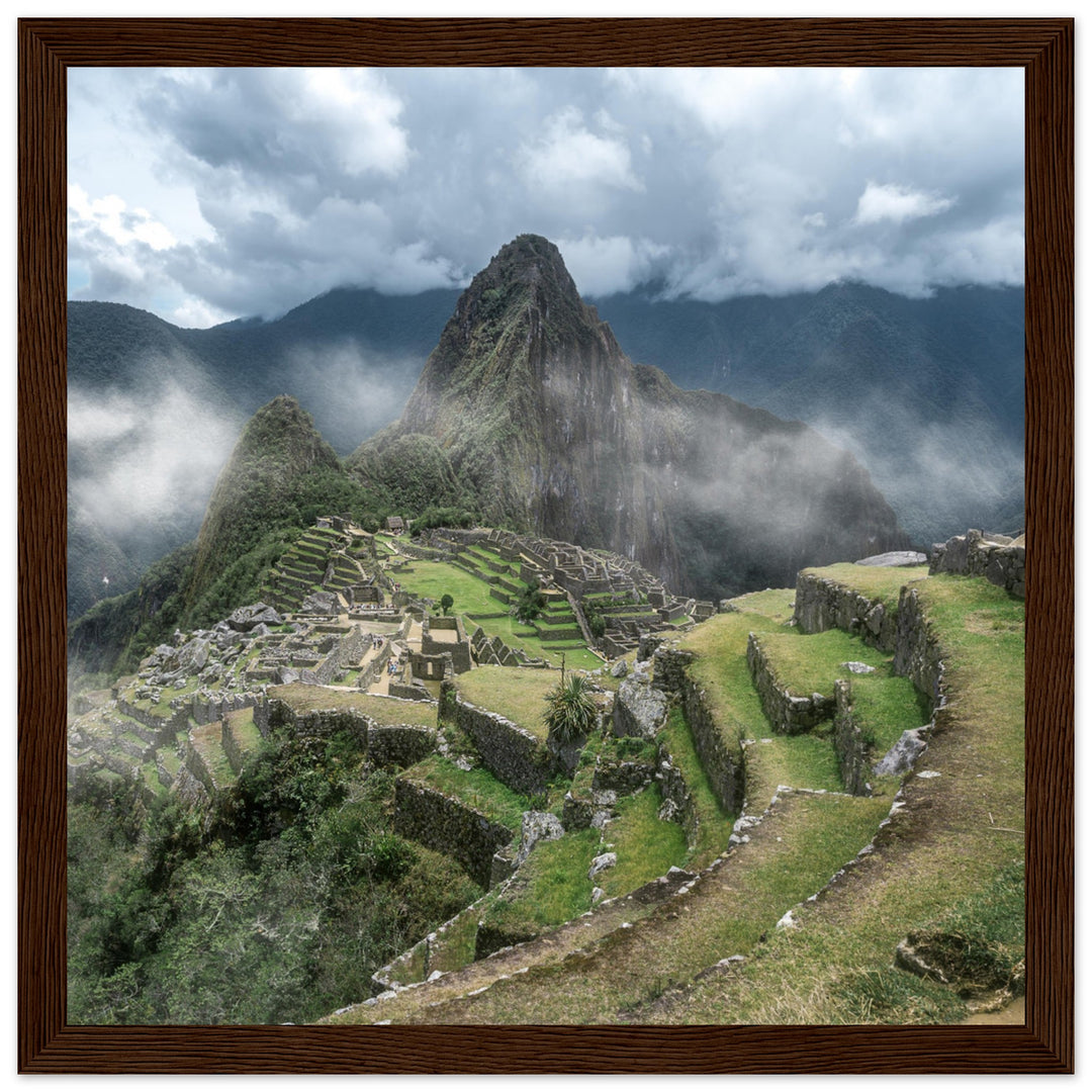 MACHU PICCHU | Historic Sanctuary in Peru - Wooden Framed Poster