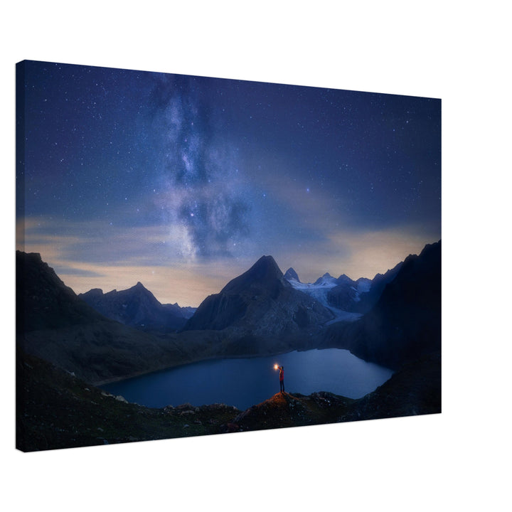 FREED | Milky Way in the Alps - Canvas Print