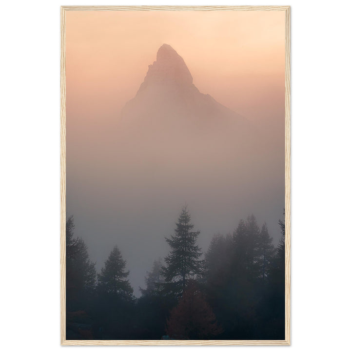 GHOST | Matterhorn - Premium Matte Paper Wooden Framed Poster