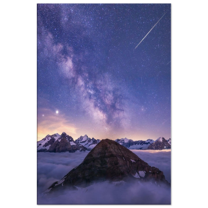 MYSTERIES | Milky way in the Bernese Alps - Canvas Print