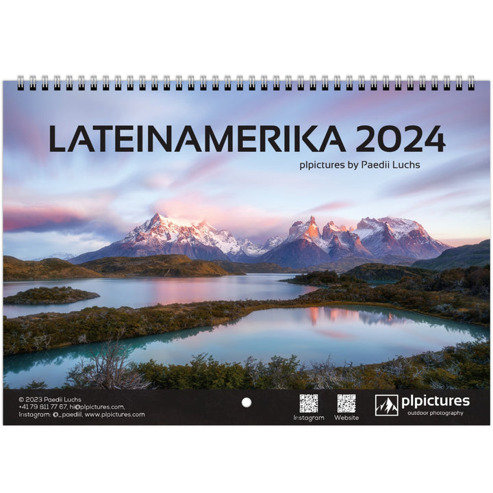 Latin America 2024 - Wall calendar A4