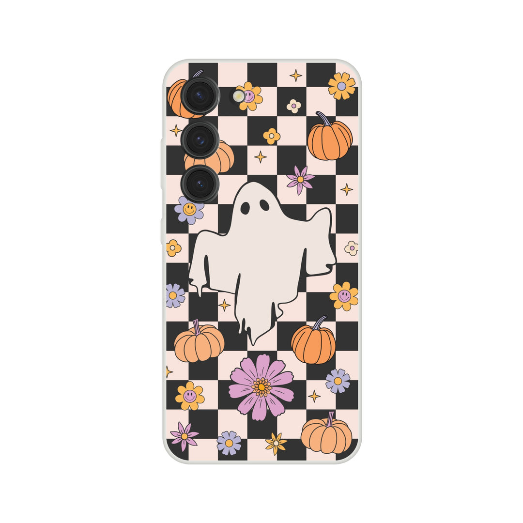 Checker Ghost | Halloween Flexi Hülle iPhone / Samsung