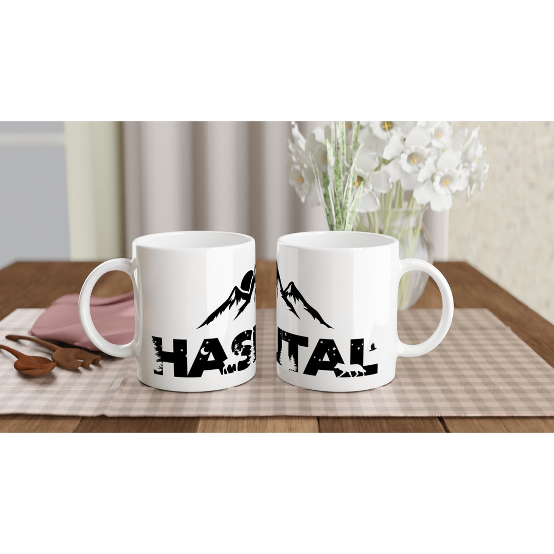 HASLITAL | White 320ml Ceramic Mug