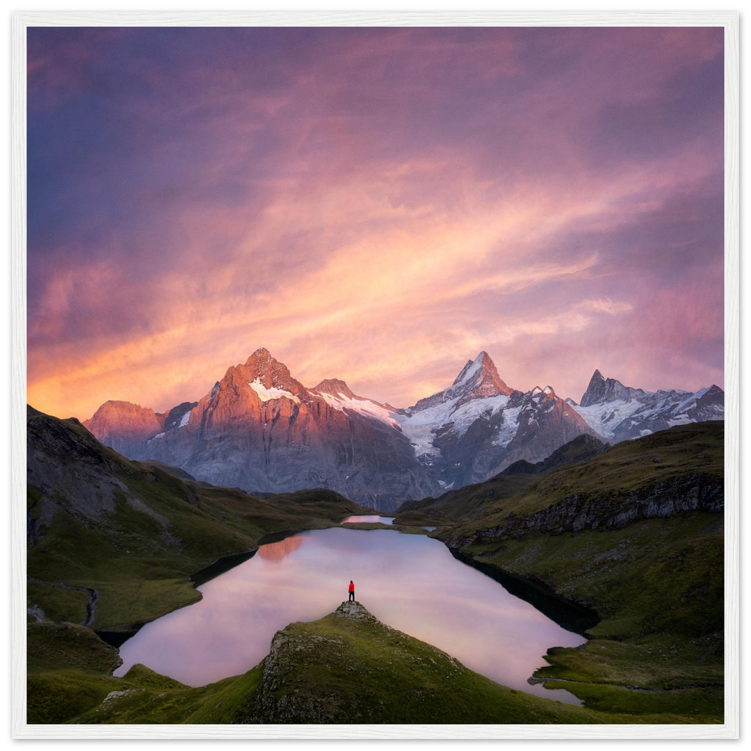 EXILE | Wetterhorn & Schreckhorn - Poster in Holzrahmen