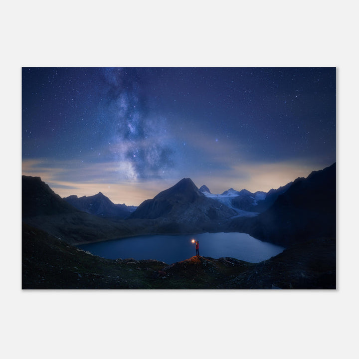 FREED | Milky Way in the Alps - Premium Matte Poster